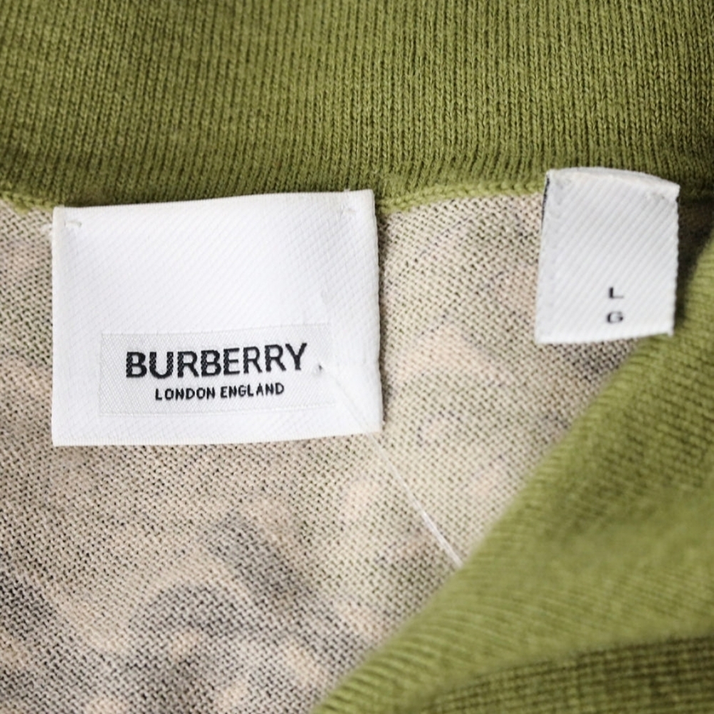 Burberry Multicolor Monogram Polo — Olive, Brown, Black - Picture 6 of 6